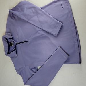Patagonia Capilene zip pullover. Lavender. Size M